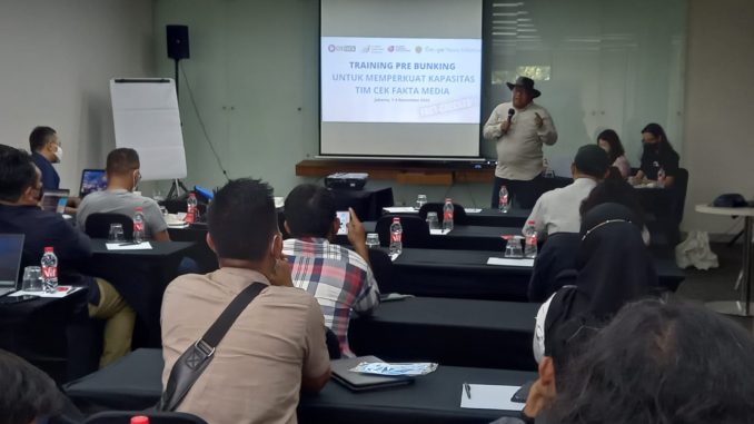 Pelatihan Pre Bunking Jurnalistik di Jakarta oleh AMSI - IST