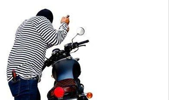 pencurian sepda motor Pencurian sepeda motor - ikustrasi