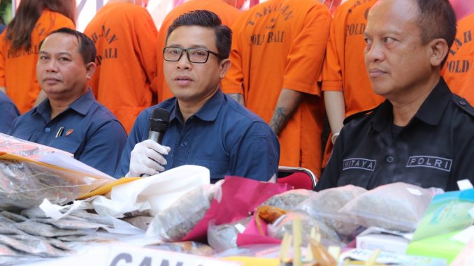 Pengungkapan kasus narkoba di Polda Bali - IST