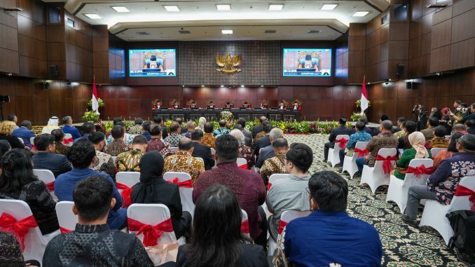 Sidang Mahkamah Konstitusi - IST