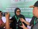 Dewi Lestari Yani Rizki, Direktur Konservasi Yayasan WWF Indonesia dalam acara jumpa pers usai pembukaan Konferensi Internasional tentang Minyak Kelapa Sawit dan Lingkungan (ICOPE) 2025, Rabu (12/2/2025) di Sanur, Bali - RFH