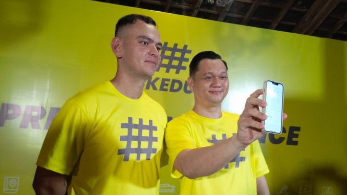 Imran Sudradjat, selaku founder (kiri) bersama CEO SKEDUL, Teddy Manangka dalam jumpa pers Senin (10/2/2025) - IST.