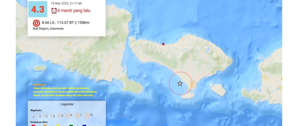 Ilustrasi - Gempa Bali - Dok BMKG