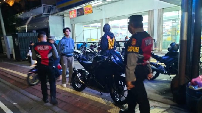 bule nakal Polisi membubarkan gerombolan pemotor bula yang diduga akan melakukan balap liar - IST