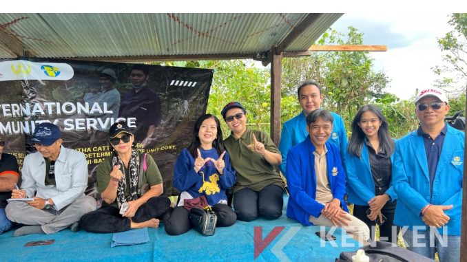 Tim Pengabdian masyarakat Universitas Warmadewa menggelar acara pada Sabtu, (24/5/2025), di Desa Selulung, Kintamani, Bangli - IST
