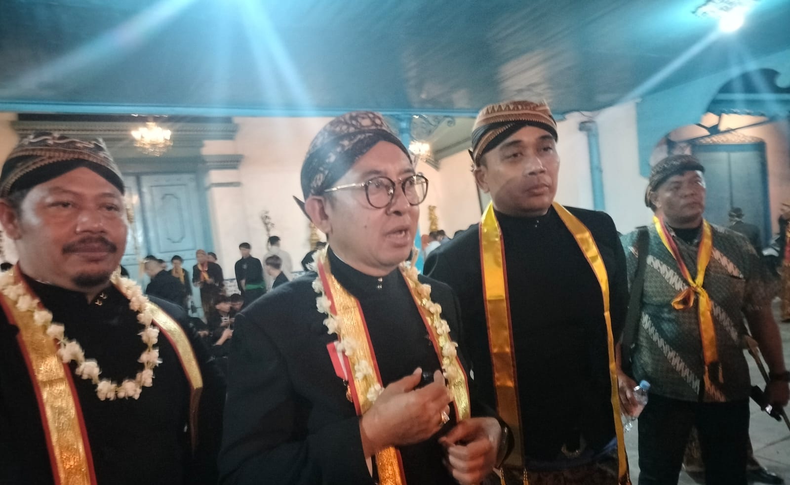Menteri Kebudayaan Fadli Zon saat menghadiri malam kirab 1 suri di Solo - IST