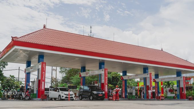 Salah-satu SPBU yang dicek kualitas BBM -nya di Denpasar, Bali - IST