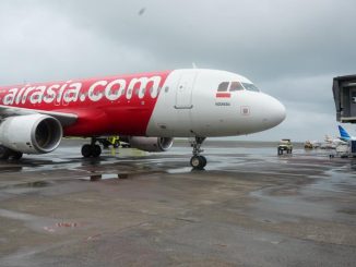 Penerbangan perdana pesawat AirAsia dari Bandara Ngurah Rai, Bali - IST