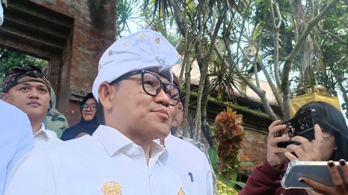 Menteri Koordinator Bidang Pemberdayaan Masyarakat (PMK) Muhaimin Iskandar alias Cak Imin sata berada di Puri Agung Blahbatuh - IST