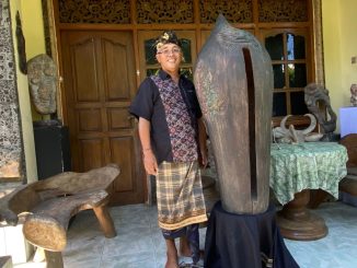 Dr. Drs. I Wayan Suardana, M.Sn membuat karya yang kaya dengan filosofi - IST