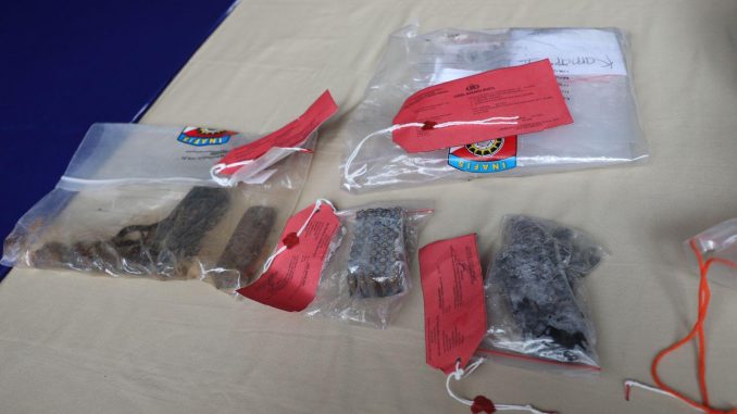 Barang bukti kasus penembakan australia Polda Bali ungkap barang bukti kasus penembakan WNA Australia di Bali - IST