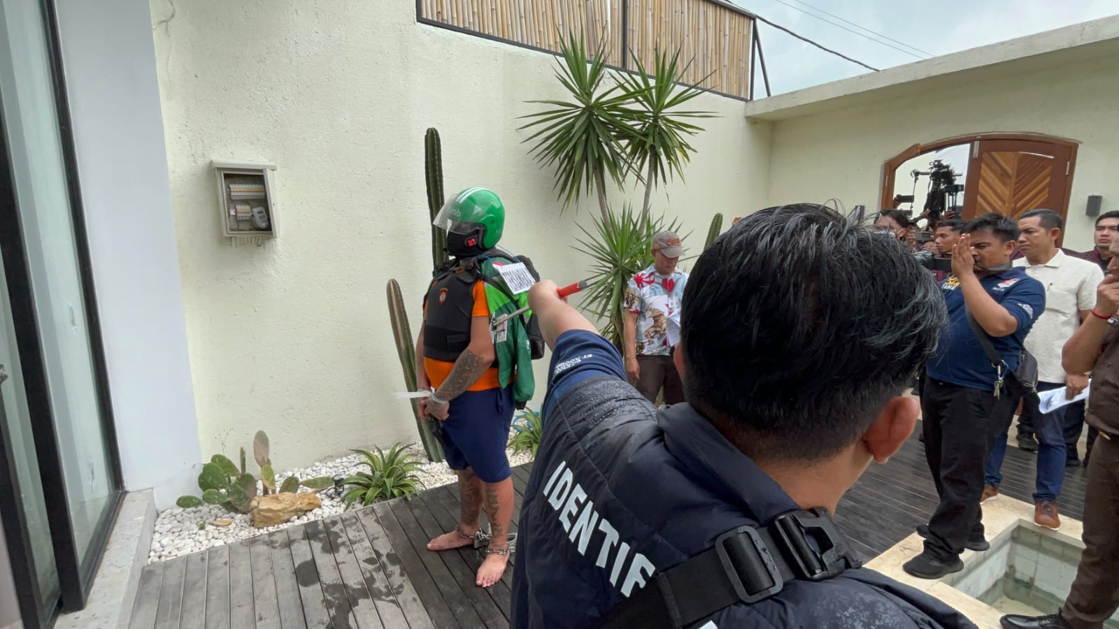 Rekontruksi penembakan WNA AUstralia di Bali - IST