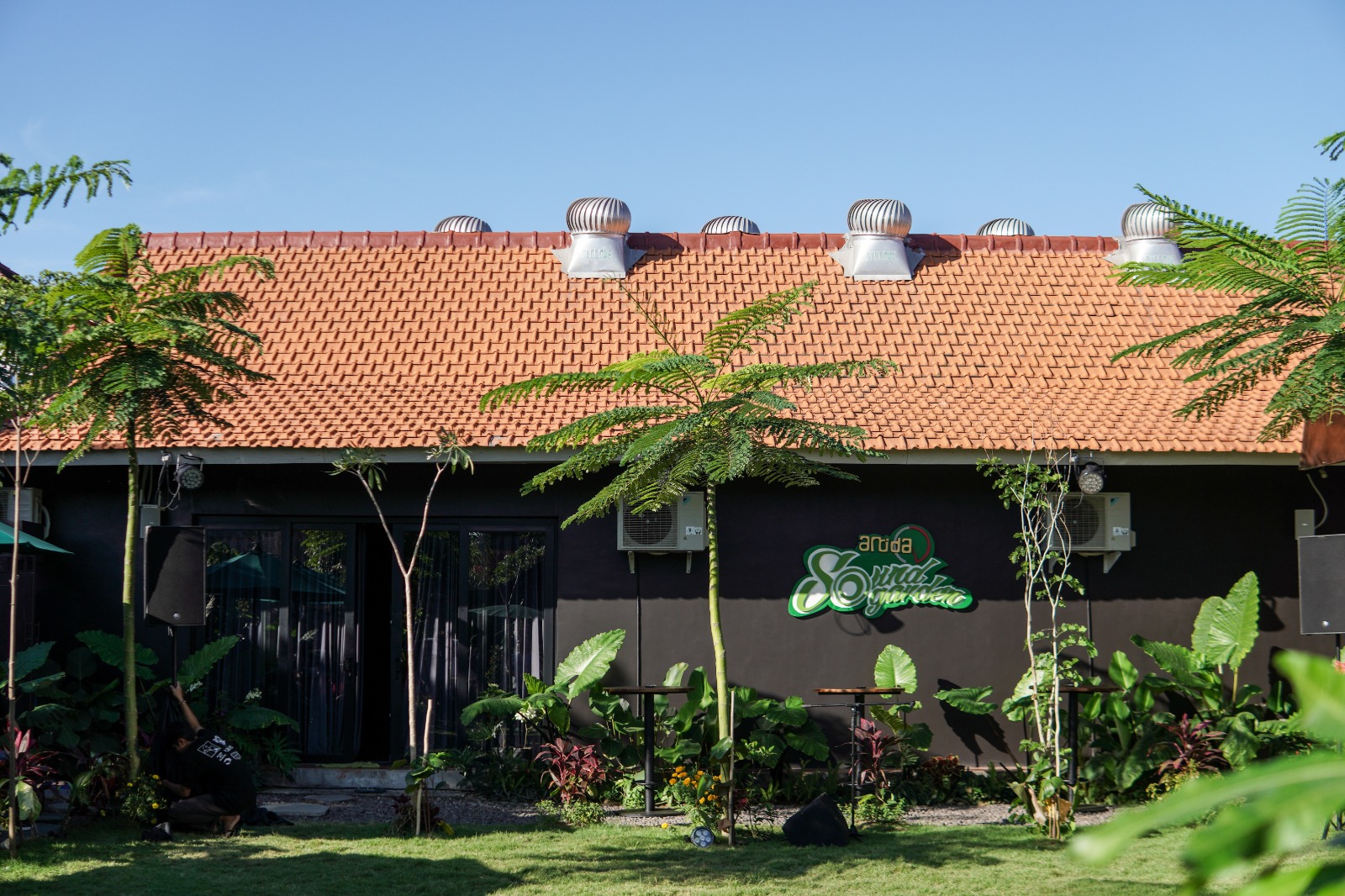 Halaman belakang Antida Sound Garden - IST