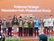 Foto bersama setelah acara penandatangan Nota Kesepahaman, Nota Kesepakatan, dan Perjanjian Kerja Sama Bidang Kebudayaan dengan berbagai Kementerian/Lembaga ( K/L) dan Pemerintah Daerah ( Pemda) - IST