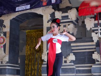 Salah-satu peserta lomba dalam rangka Festival Hari Anak pada Sabtu (26/7) - dok.Tim KKN UGM