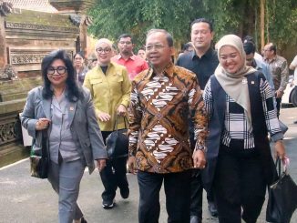 Gubernur Bali Wayan Koster bersama rombongan Komisi VII DPR RI yang mengadakan Kunker khusus terkait RUU Kepariwisataan - IST