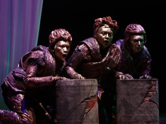Pementasan teater “Megatruh” oleh Teater Legion 28 Tasikmalaya dalam ajang Festival Seni Bali Jani (FSBJ) ke-7, Sabtu, 26 Juli 2025 - IST
