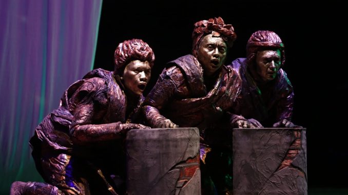 Pementasan teater “Megatruh” oleh Teater Legion 28 Tasikmalaya dalam ajang Festival Seni Bali Jani (FSBJ) ke-7, Sabtu, 26 Juli 2025 - IST