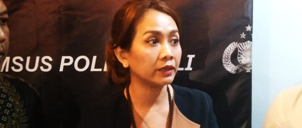 I Gusti Ayu Sasih Ira Pramita selaku Direktur PT. Mitra Bali Sukses (MBS),  perusahaan yang memiliki lisensi Mie Gacoan saat ditemui di Kantor Ditrekrimsus Polda Bali, Jumat (29/8) - IST