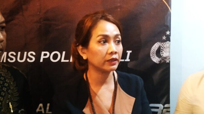 Mie Gacoan I Gusti Ayu Sasih Ira Pramita selaku Direktur PT. Mitra Bali Sukses (MBS), perusahaan yang memiliki lisensi Mie Gacoan saat ditemui di Kantor Ditrekrimsus Polda Bali, Jumat (29/8) - IST