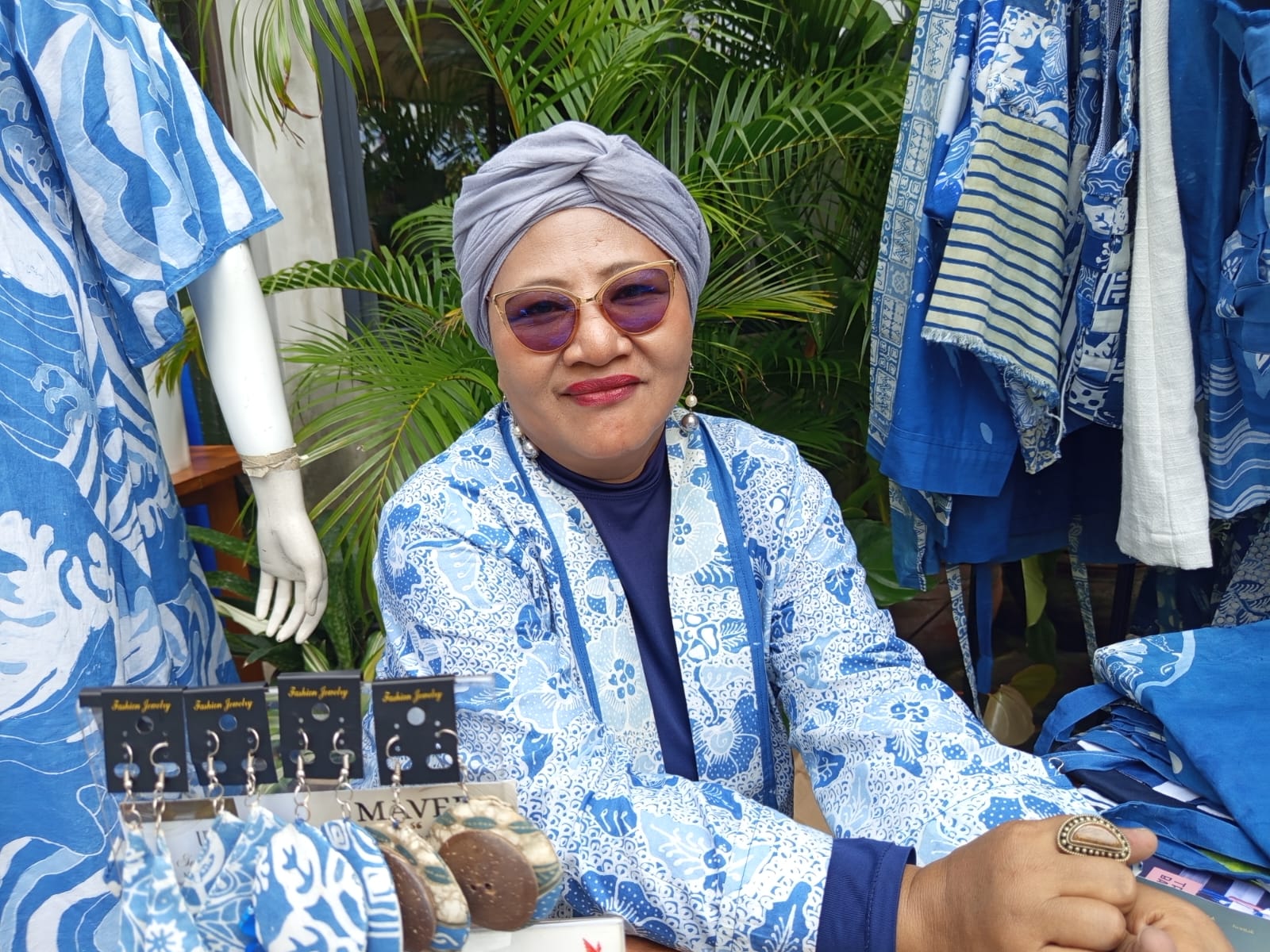 Lina Marlina, pegiat UMKM asal Yogyakarta yang mendirikan Mavee Batik - AWJ