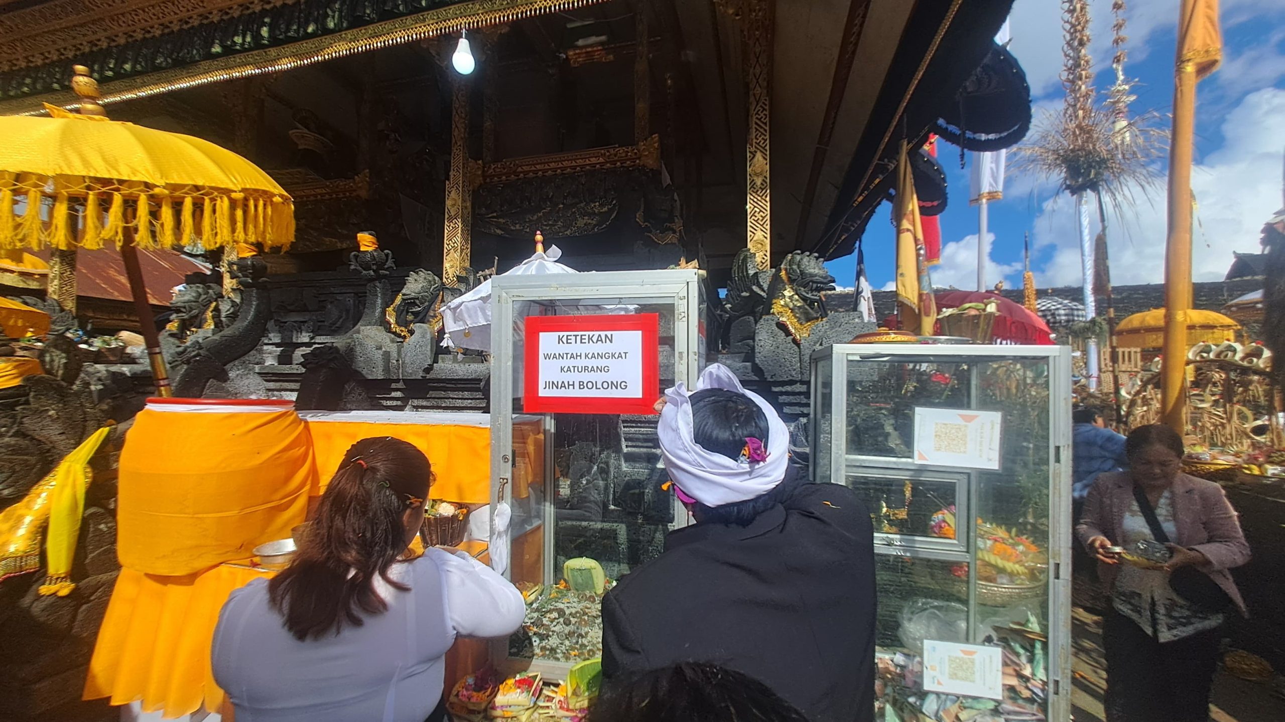 Suasana saat upacara Ngusaba Dimel - IST