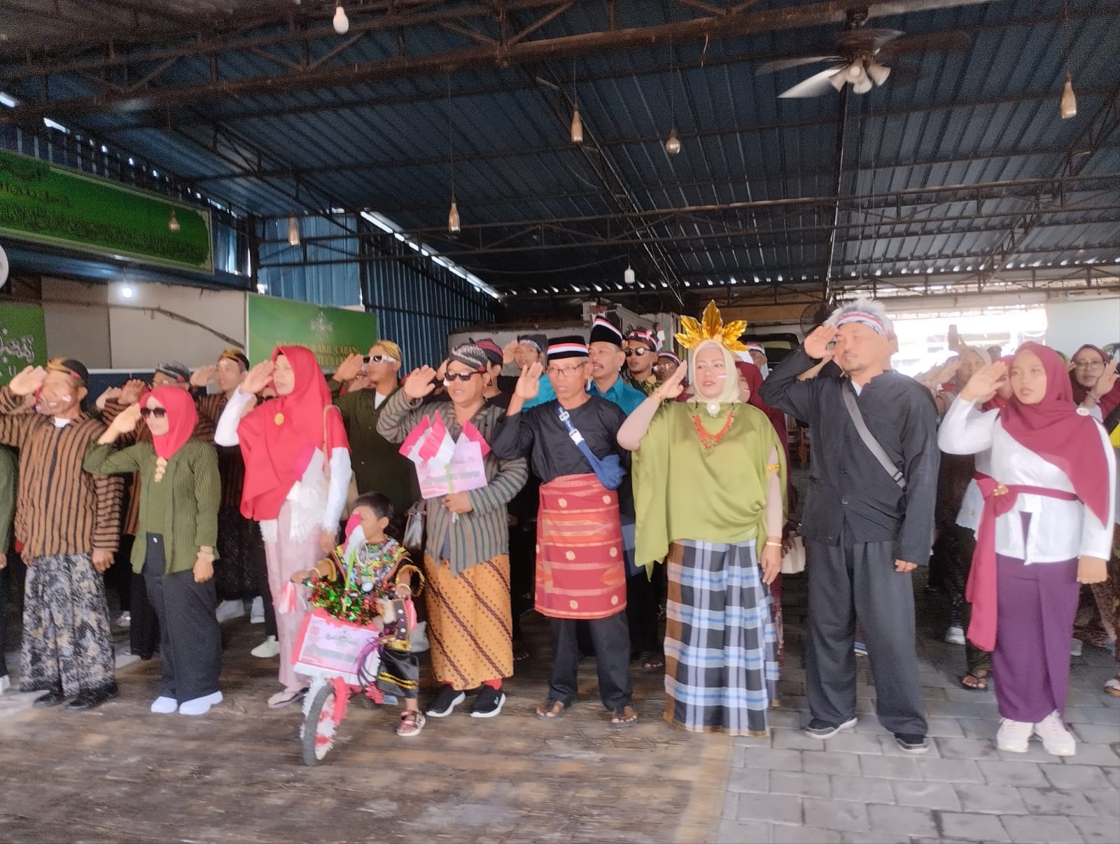 Upacara bendera NU Kecamatan Mengwi - IST