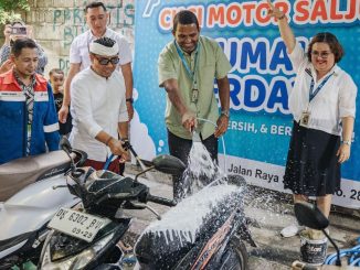 Peluncuran jasa layanan cuci motor salju oleh penyintas skizofrenia - IST