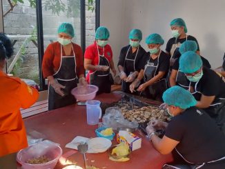 Praktek pengolahan tala togog menjadi tepung - IST
