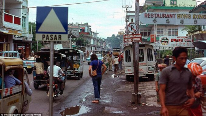 Foto kawasan Pasar Badung di tahun 70-an - IST