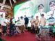 Bupati Wayan Adi Arnawa didampingi Wabup Bagus Alit Sucipta saat launching Pengembangan Program Sidi Kumbara di Wantilan Serbaguna Karang Dalem II, Desa Bongkasa Pertiwi, Abiansemal, Sabtu (30/8). 