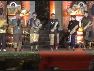 Menteri Kebudayaan Fadli Zon (tengah) saat menghadiri Gelar Harmoni Kebudayaan di Museum Neka, Ubud - IST