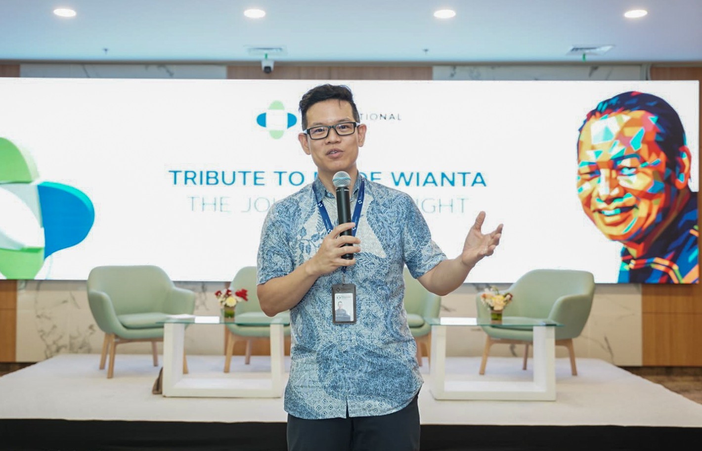  Dr. Noel Yeo, MBA, PBM, Chief Commercial & Operations Officer BIH saat pembukaan acara - IST