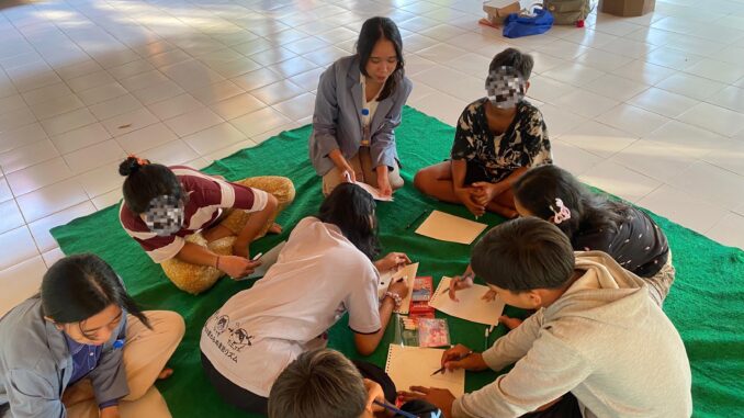 Kegiatan terapi bermain mahasiswa Undhiksa - IST