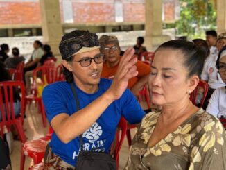 Pelaksanaan hipnoterapi untuk warga korban banjir di Denpasar - IST