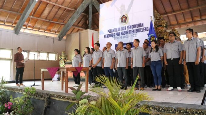 Pelantikan Pengurus PWI Buleleng, Bali - IST