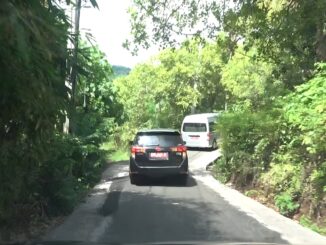 Jalan yang telah diperbaiki oleh Pemkab Buleleng, Bali - ISTY