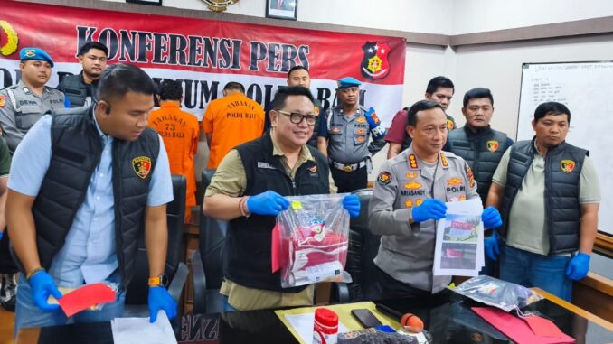 Penangkapan pelaku vandalisme merah putih di Jembrana, Bali - IST