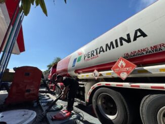 Suasana persiapan Nataru di Salah-satu SPBU Pertamina - IST