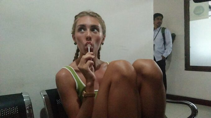 Bonnie Blue saat diperiksa di Polres Badung - IST