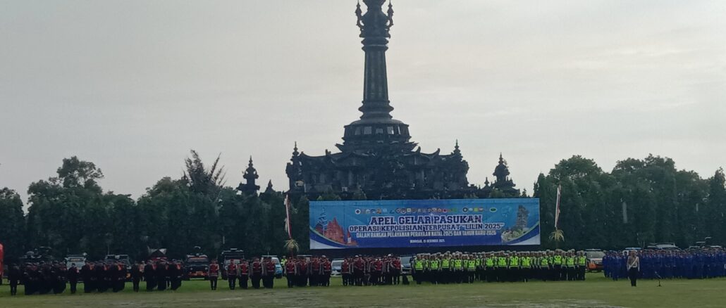 Apel pengamanan Libur Nataru 2025 di Bali - IST