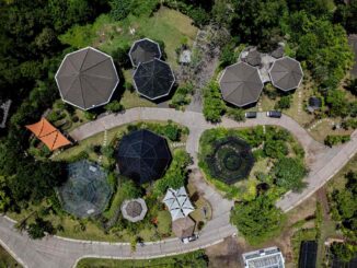 Magic Garden difoto dari udara - IST