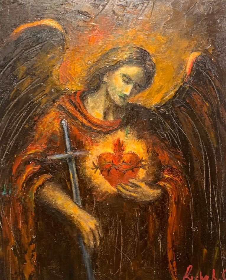 Salah-satu lukisan karya Ricky - IST