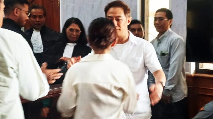 Budiman setelah divonis bebas - IST