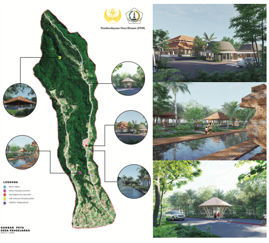 Gambar Master Plan Pengembangan Desa Wisata Pengejaran - IST
