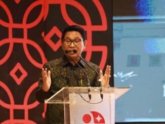 Bupati Adi Arnawa pada Acara Rilis IDSD tahun 2025 digelar di Auditorium Sumitro Djojohadikusumo di Lantai 3 BRIN, Jakarta Pusat, Selasa, (24/2).