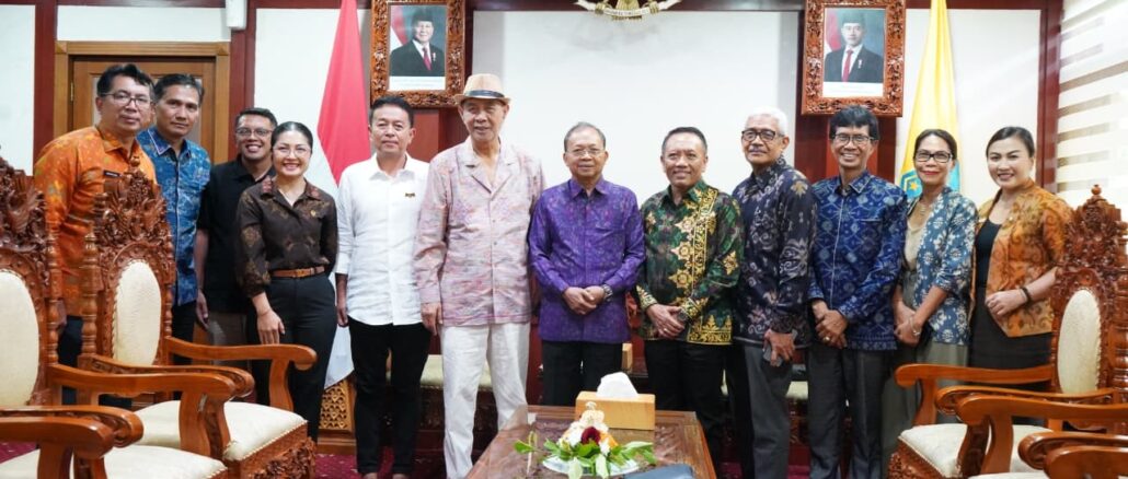 Gubernur Bali Wayan Koster bersama jajaran NCPI Bali - IST