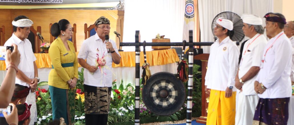 Pembukaan Lokasabha IX PHDI Buleleng di Universitas Panji Sakti Singaraja, Kamis (26/2). - IST