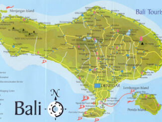Foto: Peta Pulau Bali - IST