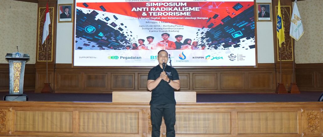 Kanit Densus Cegah Satgaswil Bali Densus 88 Anti Teror Polri, Ipda Hadinata Kusuma - IST